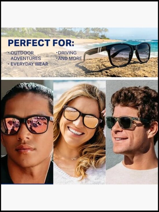 Polarized Sunglasses – Round Lens, Spring Loaded Hinge, UV Protection main image 6